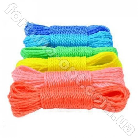 Веревка бельевая - 5653 ✅ базовая цена 4.82 грн. ✔ Опт ✔ Скидки ✔ Заходите! - Интернет-магазин ✅ Фортуна-опт ✅