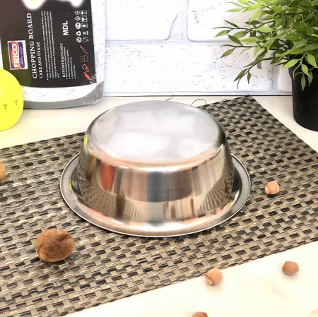 Миска нержавеющая глубокая 16 см A-Plus - 2071 ✅ базовая цена $0.90 ✔ Опт ✔ Скидки ✔ Заходите! - Интернет-магазин ✅ Фортуна-опт ✅