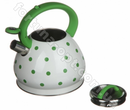 Чайник нержавеющий со свистком A-Plus - 1390 - 3 л ✅ базовая цена $14.86 ✔ Опт ✔ Скидки ✔ Заходите! - Интернет-магазин ✅ Фортуна-опт ✅