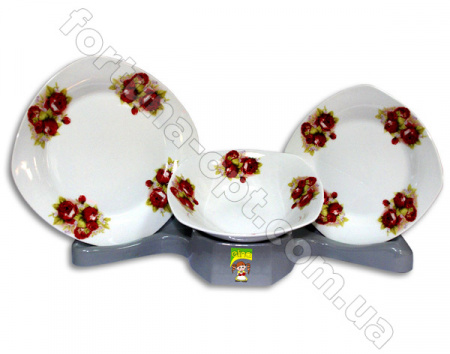 Набор тарелок 18 предметов Elina EL -1040 В ✅ базовая цена 465.40 грн. ✔ Опт ✔ Скидки ✔ Заходите! - Интернет-магазин ✅ Фортуна-опт ✅