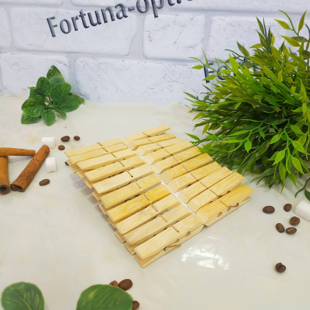 Прищепка бамбук 20 шт. 9416 ✅ базовая цена 33.73 грн. ✔ Опт ✔ Скидки ✔ Заходите! - Интернет-магазин ✅ Фортуна-опт ✅