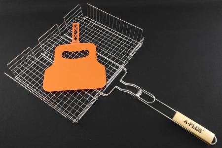 Решетка для барбекю A-Plus - 1882 (40*32*7,5 см) ✅ базовая цена $6.03 ✔ Опт ✔ Скидки ✔ Заходите! - Интернет-магазин ✅ Фортуна-опт ✅