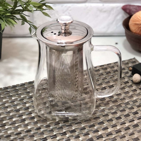 Чайник-заварник стекло 950мл Edenberg 19057 ✅ базовая цена $7.46 ✔ Опт ✔ Скидки ✔ Заходите! - Интернет-магазин ✅ Фортуна-опт ✅