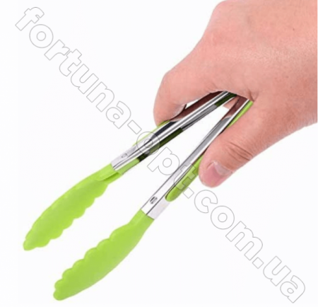 Щипцы кухонные 18 см силиконовые A-Plus - 1829  ✅ базовая цена $1.61 ✔ Опт ✔ Скидки ✔ Заходите! - Интернет-магазин ✅ Фортуна-опт ✅