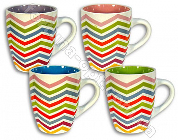 Чашка керамическая Elina EL - 3219 430 мл ✅ базовая цена 35.60 грн. ✔ Опт ✔ Акции ✔ Заходите! - Интернет-магазин Fortuna-opt.com.ua.