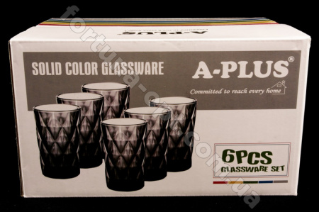 Стакан 350 гр Purple Red 6 шт/наб A-Plus - 9014  ✅ базовая цена $11.30 ✔ Опт ✔ Скидки ✔ Заходите! - Интернет-магазин ✅ Фортуна-опт ✅