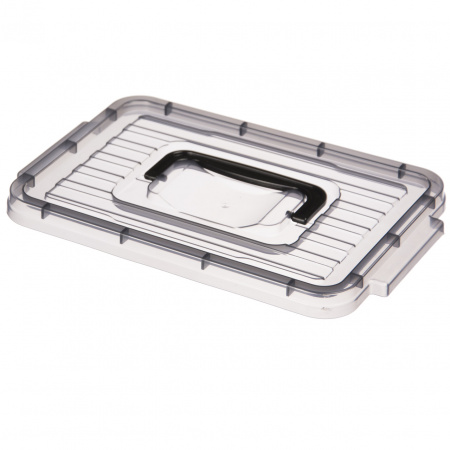 Контейнер плоский черный с ручкой 2,8 л 0023 ✅ базовая цена 41.03 грн. ✔ Опт ✔ Скидки ✔ Заходите! - Интернет-магазин ✅Фортуна-опт ✅