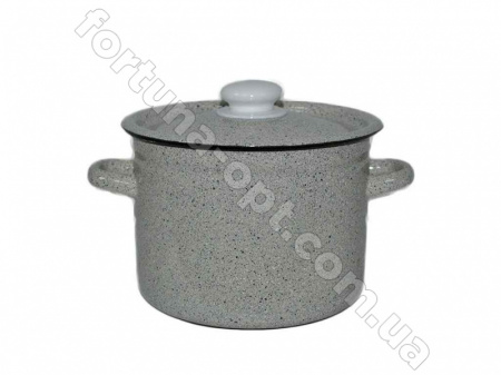 Кастрюля эмалированная 4,5 л 1615/1 Мрамор ✅ базовая цена 186.74 грн. ✔ Опт ✔ Скидки ✔ Заходите! - Интернет-магазин ✅ Фортуна-опт ✅