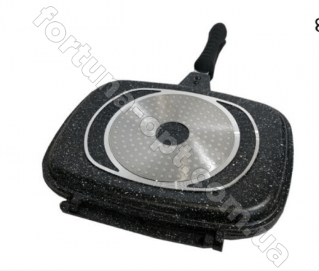 Сковорода гриль двухсторонняя Edenberg EB - 8138 - 32х25см ✅ базовая цена $32.63 ✔ Опт ✔ Скидки ✔ Заходите! - Интернет-магазин ✅ Фортуна-опт ✅