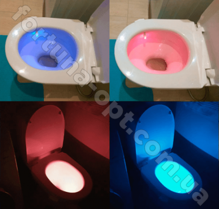 Led подсветка для унитаза с датчиком движения и света TV 0002043 ✅ базовая цена $4.26 ✔ Опт ✔ Скидки ✔ Заходите! - Интернет-магазин ✅ Фортуна-опт ✅