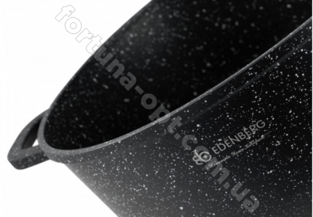 Казан - жаровня с темным мраморным покрытием Edenberg EB - 8119 - 5,6 л  ✅ базовая цена $20.94 ✔ Опт ✔ Скидки ✔ Заходите! - Интернет-магазин ✅ Фортуна-опт ✅