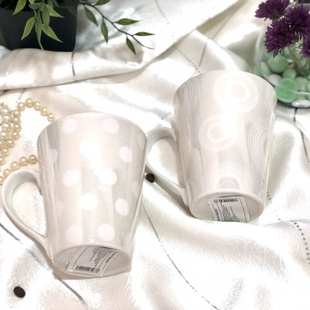 Чашка керамическая 400 мл "Вдохновение" 30318  ✅ базовая цена $1.74 ✔ Опт ✔ Скидки ✔ Заходите! - Интернет-магазин ✅ Фортуна-опт ✅