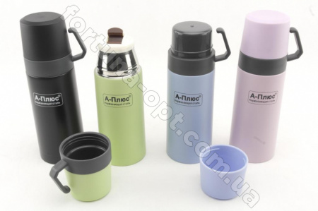 Термос нержавеющий A-Plus 1747 - 350 мл ➜ фото ➜ розн цена $4.07 - Интернет-магазин ✅ Fortuna-opt.com.ua. ✅