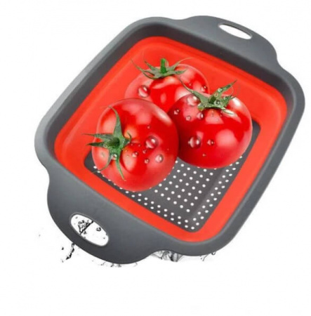 Дуршлаг силиконовый квадратный 28*24 см A-Plus - 1975 ✅ базовая цена $1.24 ✔ Опт ✔ Скидки ✔ Заходите! - Интернет-магазин ✅ Фортуна-опт ✅