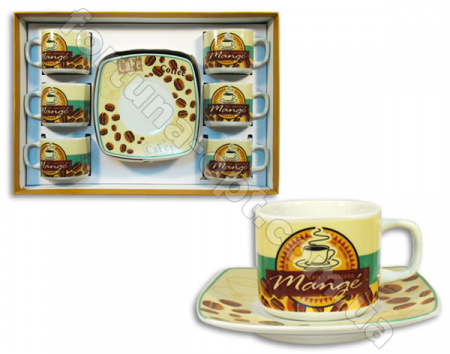 Набор кофейный 12 предметов Elina EL - 5021 ✅ базовая цена 77.20 грн. ✔ Опт ✔ Скидки ✔ Заходите! - Интернет-магазин ✅ Фортуна-опт ✅