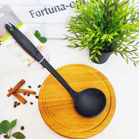 Половник кухонный мраморный A-Plus - 0340 ✅ базовая цена $1.10 ✔ Опт ✔ Скидки ✔ Заходите! - Интернет-магазин ✅ Фортуна-опт ✅