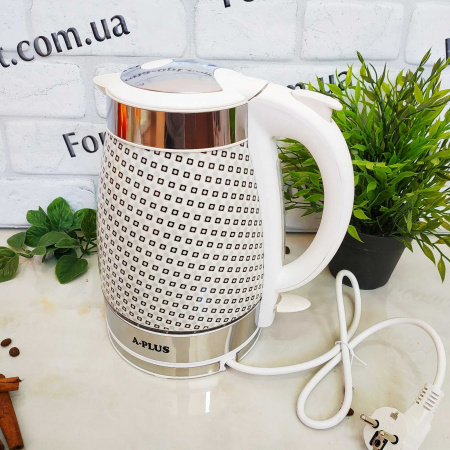 Электрочайник керамический A-Plus - 2147 - 2 л ✅ базовая цена $22.95 ✔ Опт ✔ Скидки ✔ Заходите! - Интернет-магазин ✅ Фортуна-опт ✅
