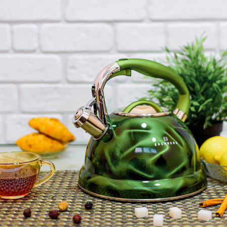 Чайник из нержавеющей стали 3D Edenberg 3 л EB - 1911 ✅ базовая цена $16.34 ✔ Опт ✔ Скидки ✔ Заходите! - Интернет-магазин ✅ Фортуна-опт ✅