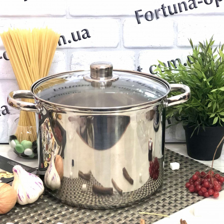 Кастрюля нержавеющая A-Plus - 1391 - 8.5л ✅ базовая цена $20.31 ✔ Опт ✔ Скидки ✔ Заходите! - Интернет-магазин ✅ Фортуна-опт ✅