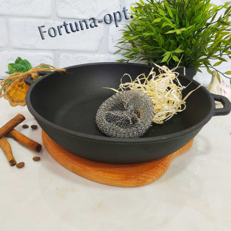 Жаровня чугунная литая без крышки 26х6см Т 103 ✅ базовая цена 491.12 грн. ✔ Опт ✔ Скидки ✔ Заходите! - Интернет-магазин ✅ Фортуна-опт ✅