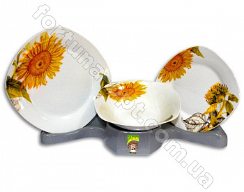 Набор тарелок 18 предметов Elina EL -1040A ➜ Оптом и в розницу ✅ актуальная цена - Интернет магазин ✅ Фортуна ✅