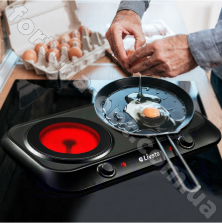 Плита инфракрасная электрическая двойная Livstar lV - 1180 ✅ базовая цена $40.45 ✔ Опт ✔ Скидки ✔ Заходите! - Интернет-магазин ✅ Фортуна-опт ✅