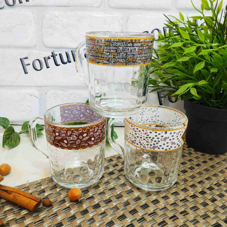 Чашка стекло 200 мл "Кофе микс" 8108-1335 ✅ базовая цена 42.16 грн. ✔ Опт ✔ Скидки ✔ Заходите! - Интернет-магазин ✅ Фортуна-опт ✅