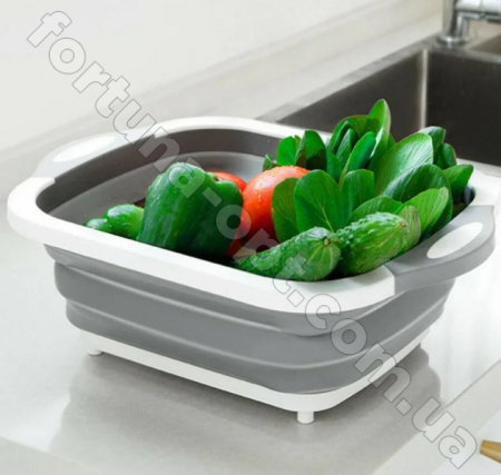 Складная разделочная доска силиконовая - 7109 ✅ базовая цена $3.28 ✔ Опт ✔ Скидки ✔ Заходите! - Интернет-магазин ✅ Фортуна-опт ✅