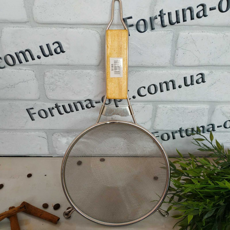 Сито с деревянной ручкой 18.5 см А-Плюс - 185 а-плюс ✅ базовая цена $1.37 ✔ Опт ✔ Скидки ✔ Заходите! - Интернет-магазин ✅ Фортуна-опт ✅