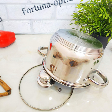 Набор кастрюль из нержавеющей стали A-Plus 2176 ✅ базовая цена $25.73 ✔ Опт ✔ Скидки ✔ Заходите! - Интернет-магазин ✅ Фортуна-опт ✅