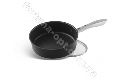 Сковорода глубокая мраморная с крышкой 24х7см Edenberg EB - 4062 ✅ базовая цена $21.88 ✔ Опт ✔ Скидки ✔ Заходите! - Интернет-магазин ✅ Фортуна-опт ✅