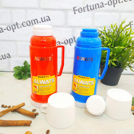 Термос стеклянная колба A-Plus - 1634 - 500 мл  ➜ фото ➜ цена $2.92 - Интернет-магазин ✅ Fortuna-opt.com.ua. ✅ 