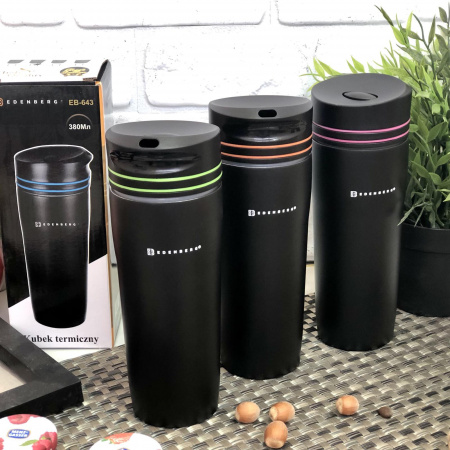 Термокружка 380 мл Edenberg -EB - 643 ➜ фото ➜ розн цена $5.92 - Интернет-магазин ✅ Fortuna-opt.com.ua. ✅