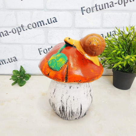  Гриб с улиткой керамический 1306 ✅ базовая цена 118.20 грн. ✔ Опт ✔ Скидки ✔ Заходите! - Интернет-магазин ✅ Фортуна-опт ✅