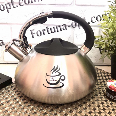 Чайник со свистком Edenberg EB - 3540 3 л  ✅ базовая цена $16.84 ✔ Опт ✔ Скидки ✔ Заходите! - Интернет-магазин ✅ Фортуна-опт ✅
