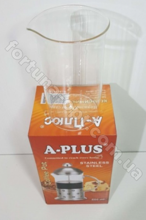 Колба к заварнику-пресс 800 мл 1028 (А-Плюс) ✅ базовая цена $2.49 ✔ Опт ✔ Скидки ✔ Заходите! - Интернет-магазин ✅ Фортуна-опт ✅