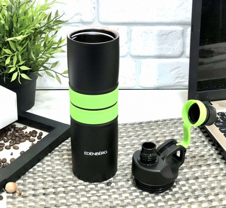 Термокружка-бутылка 2в1 Edenberg EB - 637 - 0,65 л ➜ фото ➜ розн цена $6.88 - Интернет-магазин ✅ Fortuna-opt.com.ua. ✅