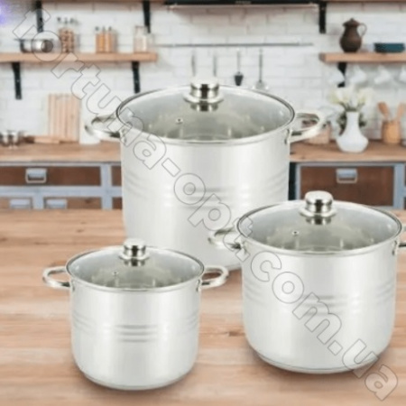 Набор посуды из больших кастрюль Edenberg EB - 522➜ Опт и розница ✅ актуальная цена -Интернет магазин ✅ Фортуна ✅