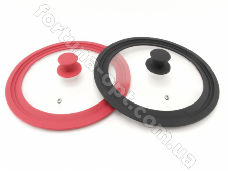 Крышка с силиконовым ободком многоразмерная A-Plus 1918 16/18/20 см ✅ базовая цена $3.54 ✔ Опт ✔ Скидки ✔ Заходите! - Интернет-магазин ✅ Фортуна-опт ✅