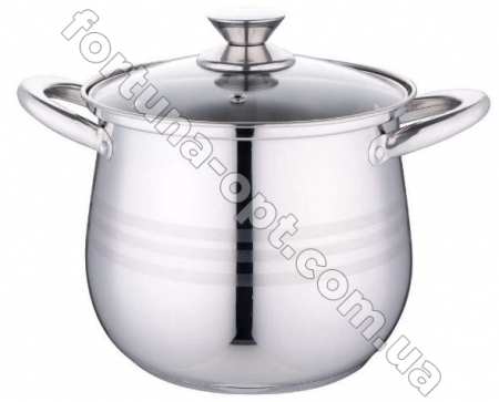 Кастрюля 2,9 л "Капля" форма с крышкой Edenberg EB - 531 ✅ базовая цена $13.27 ✔ Опт ✔ Скидки ✔ Заходите! - Интернет-магазин ✅ Фортуна-опт ✅