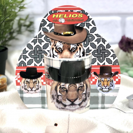 Чашка подарочная с тигром 340 мл -  2704 ✅ базовая цена 77.79 грн. ✔ Опт ✔ Скидки ✔ Заходите! - Интернет-магазин ✅ Фортуна-опт ✅