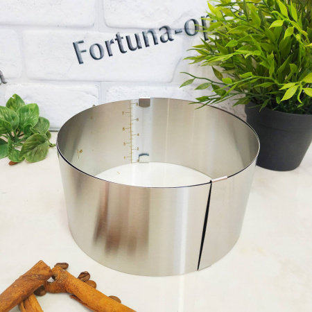 Форма для торта круг раздвижная 9 см Stenson - 21321 ✅ базовая цена $4.80 ✔ Опт ✔ Скидки ✔ Заходите! - Интернет-магазин ✅ Фортуна-опт ✅