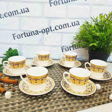 Набор кофейный 12 предметов 100 мл Нефертити 145-01 ✅ базовая цена 294.38 грн. ✔ Опт ✔ Скидки ✔ Заходите! - Интернет-магазин ✅ Фортуна-опт ✅