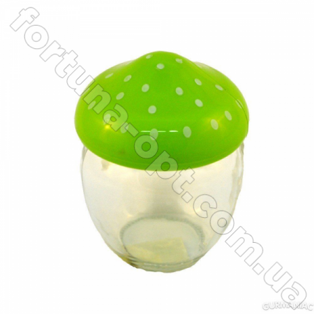 Банка с крышкой Грибочек 370 гр - 131451 ✅ базовая цена 20.70 грн. ✔ Опт ✔ Скидки ✔ Заходите! - Интернет-магазин ✅ Фортуна-опт ✅