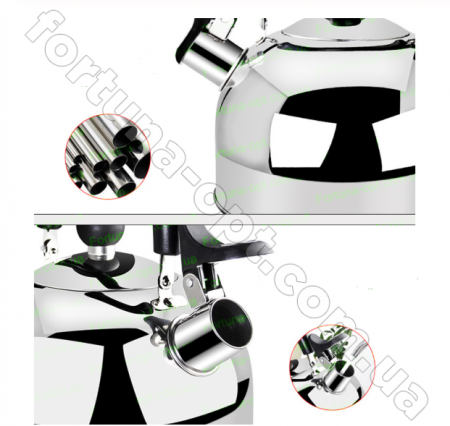 Чайник нержавеющий дешевый A-Plus - 1321 - 2,5 л ✅ базовая цена $5.97 ✔ Опт ✔ Скидки ✔ Заходите! - Интернет-магазин ✅ Фортуна-опт ✅