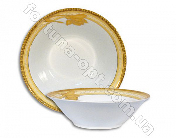 Тарелка керамическая №9 - Золото Elina EL - 2107 ➜ Оптом и в розницу ✅ актуальная цена - Интернет магазин ✅ Фортуна ✅