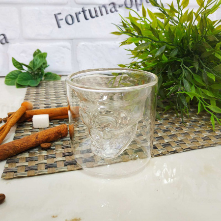 Набор стопок с двойными стенками Череп 2 шт Pasabahce 6735  80 мл ✅ базовая цена 182.49 грн. ✔ Опт ✔ Скидки ✔ Заходите! - Интернет-магазин ✅ Фортуна-опт ✅