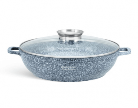 Казан - сотейник с мраморной крошкой Edenberg EB - 8042 - 5,5 л - 32 см ✅ базовая цена $26.86 ✔ Опт ✔ Скидки ✔ Заходите! - Интернет-магазин ✅ Фортуна-опт ✅