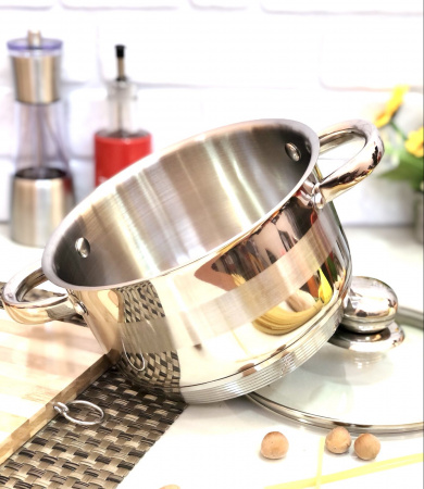 Кастрюля нержавеющая Edenberg EB - 3002 - 1л ✅ базовая цена $11.60 ✔ Опт ✔ Скидки ✔ Заходите! - Интернет-магазин ✅ Фортуна-опт ✅