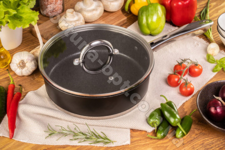 Сковорода глубокая мраморная с крышкой 24х7см Edenberg EB - 4062 ✅ базовая цена $21.88 ✔ Опт ✔ Скидки ✔ Заходите! - Интернет-магазин ✅ Фортуна-опт ✅